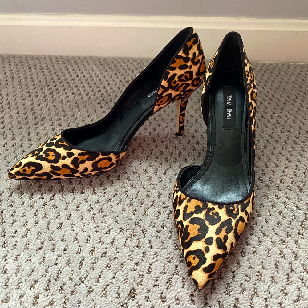 New White House Black Market Cheetah Heels